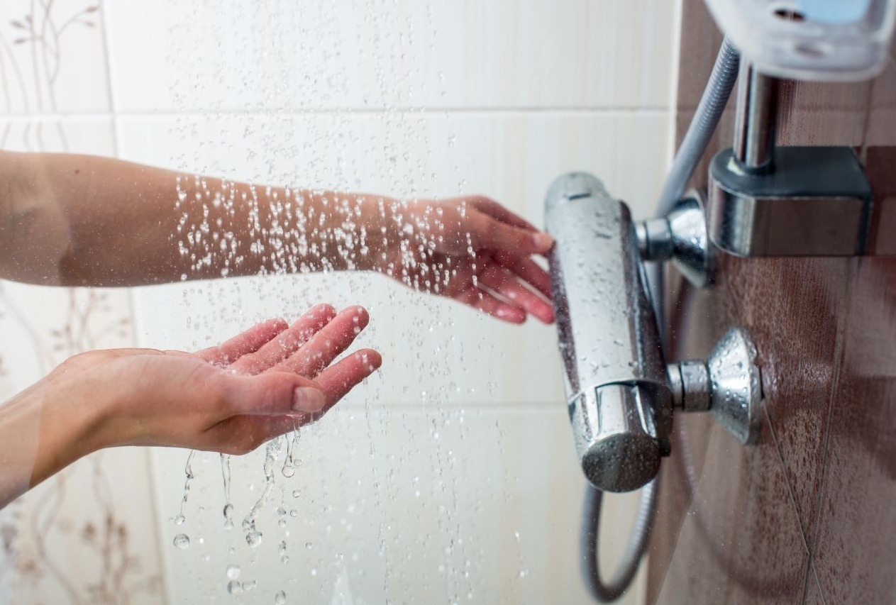 Warm water in huis